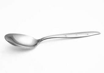 spoon on white background