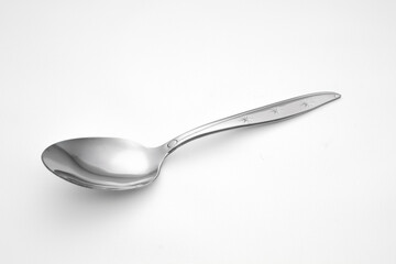 spoon on white background