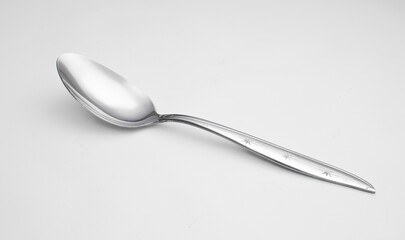 spoon on white background