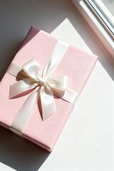 Elegant Blush Pink Valentine Gift Wrap