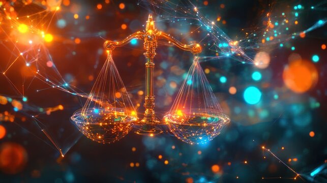 Glowing Scales of Justice, Network Background