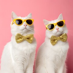 two owls in a heart shape