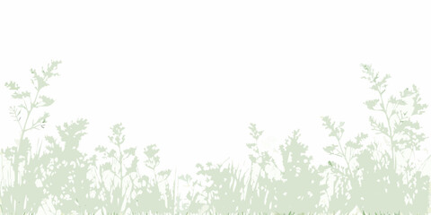 Delicate green foliage and grasses form a subtle botanical border © Bipul