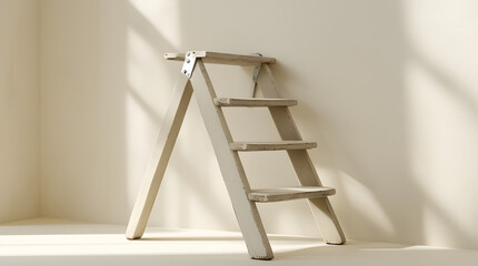 a small size ladder lying with wall