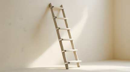 a small size ladder lying with wall