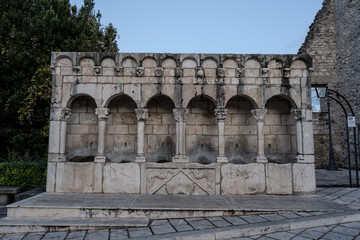 Obraz premium Is an elegant public fountain, as well as a symbol, of the city of Isernia.