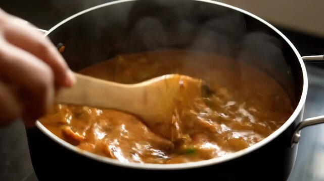 じっくり煮込んだコクのあるカレーライス（料理・健康・スパイス）