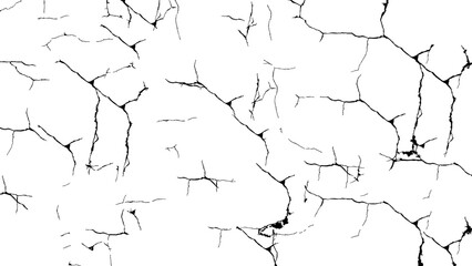 Vector cracked texture overlay. 
