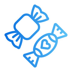 Obraz premium candy Line Gradient Icon