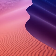 Vibrant abstract color blend washes over a subtle, flowing sand dune shape, creating a minimalist, artistic texture study ,pattern, layers, contemporary