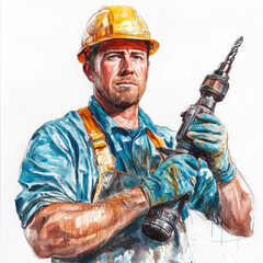 portrait of a construction worker