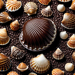 sea shells background