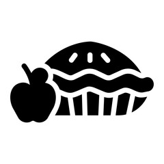 apple pie Solid icon