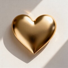 Luxury Gold Heart Valentine Background