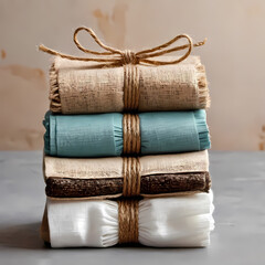 stack of towels
