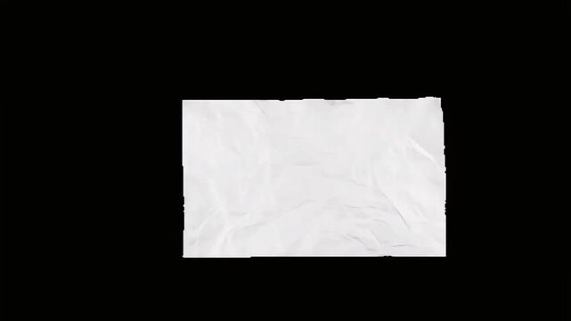 Add a tactile, creative touch to your edits with this stop-motion paper reveal. Keywords: paper, crumble, transition, stop motion, texture, white, unfolding, creative, artistic, vlog, editing, effect,
