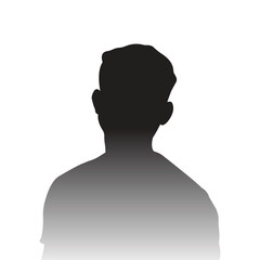 Anonymous Male Silhouette Portrait