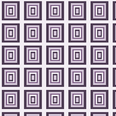 Seamless Geometric Square Pattern Background in Purple and Lavender Tones