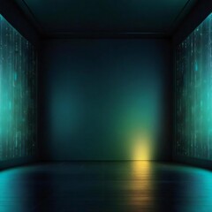 empty stage with red curtains