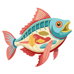vector illustration of fish