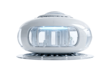 futuristic smart home item isolated on transparent background