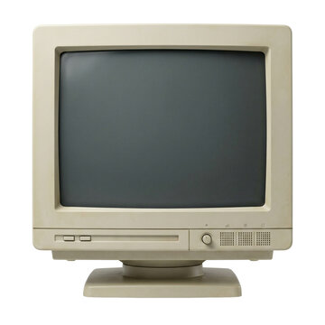Retro Beige CRT Computer Monitor Product Shot