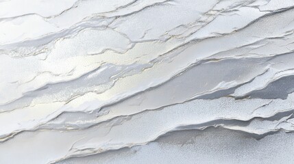 Obraz premium Abstract Silver and Gold Marble Fluid Art Background
