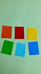 Colored sheet of note papers. Post notes set in multicolor isolated. realistic note papers. colored torn or ripped paper sheet. Scrapbook edge notebook tear, blank page split. pastel colored stick