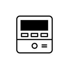 Obraz premium 給湯器リモコンをイメージしたアイコン
