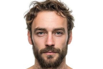 Obraz premium professional hyper realistic portrait render isolated on transparent background