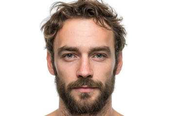 professional hyper realistic portrait render isolated on transparent background