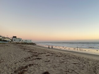 Surfing At Ventura County Line Dusk