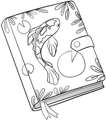 다이어리표지-라인그림