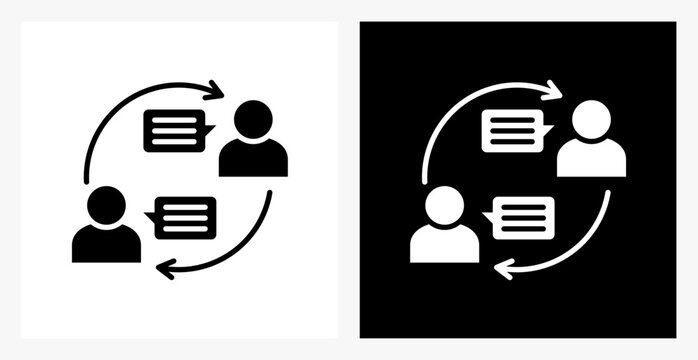 Engagement BPM icon sheet in black and white, filled style.