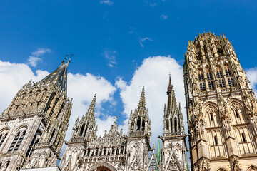 Situated in the heart of the city, Rouen Cathedral is a monument that showcases the entire evolution of Gothic art. Rouen, France