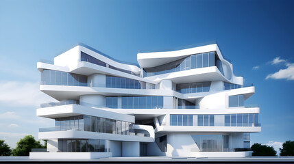 modern apartment building