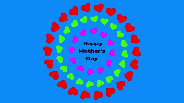 Best Mom Ever Typography with Rose Decoration &ndash; Mother's Day Card Template.