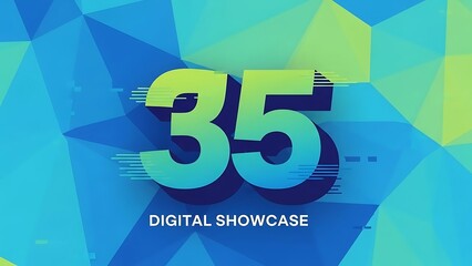 Digital Showcase 35th Anniversary Event Banner.