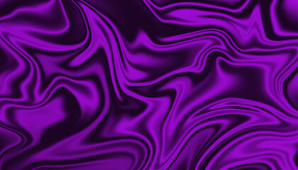 Obraz premium Abstract Dark Purple Fluid Pattern, Minimalist Violet Marble Design,