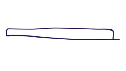 Deep Indigo Redaction Brush