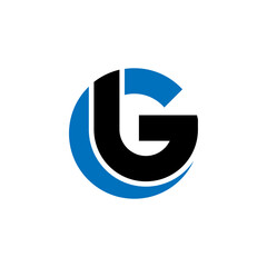 Modern Geometric Circular GG Monogram Logo, Minimalist Bold Branding Icon Vector.
