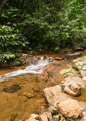 Rio Macaquinho, river and tourist destination at Estrada Rio do Julio - Schroeder, Santa Catarina, Brazil