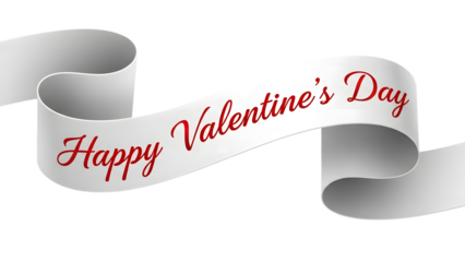 Happy valentine's day banner