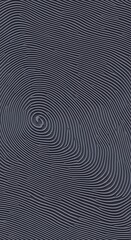 Hypnotic Swirl Abstract Pattern with Concentric Lines and Dark Tones.