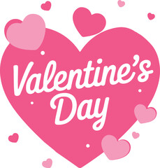 Storefront Valentine Signage Vector for Romantic Retail Display