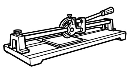 Mechanical Device with Rotating Cutting Tool.