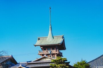 Obraz premium 京都の知恩院の風景