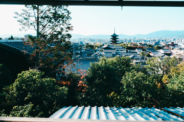 京都の料亭から見える景色