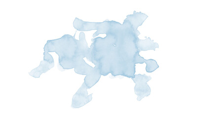 Soft Sky Blue Watercolor Brush