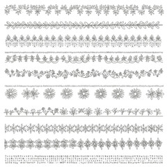 Elegant watercolor wedding invitation with a delicate leaf border in shades of green, pink, and purple, featuring names and a date.